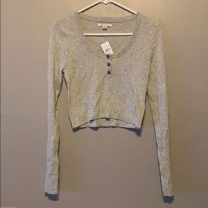 American Eagle Cropped Long Sleeve